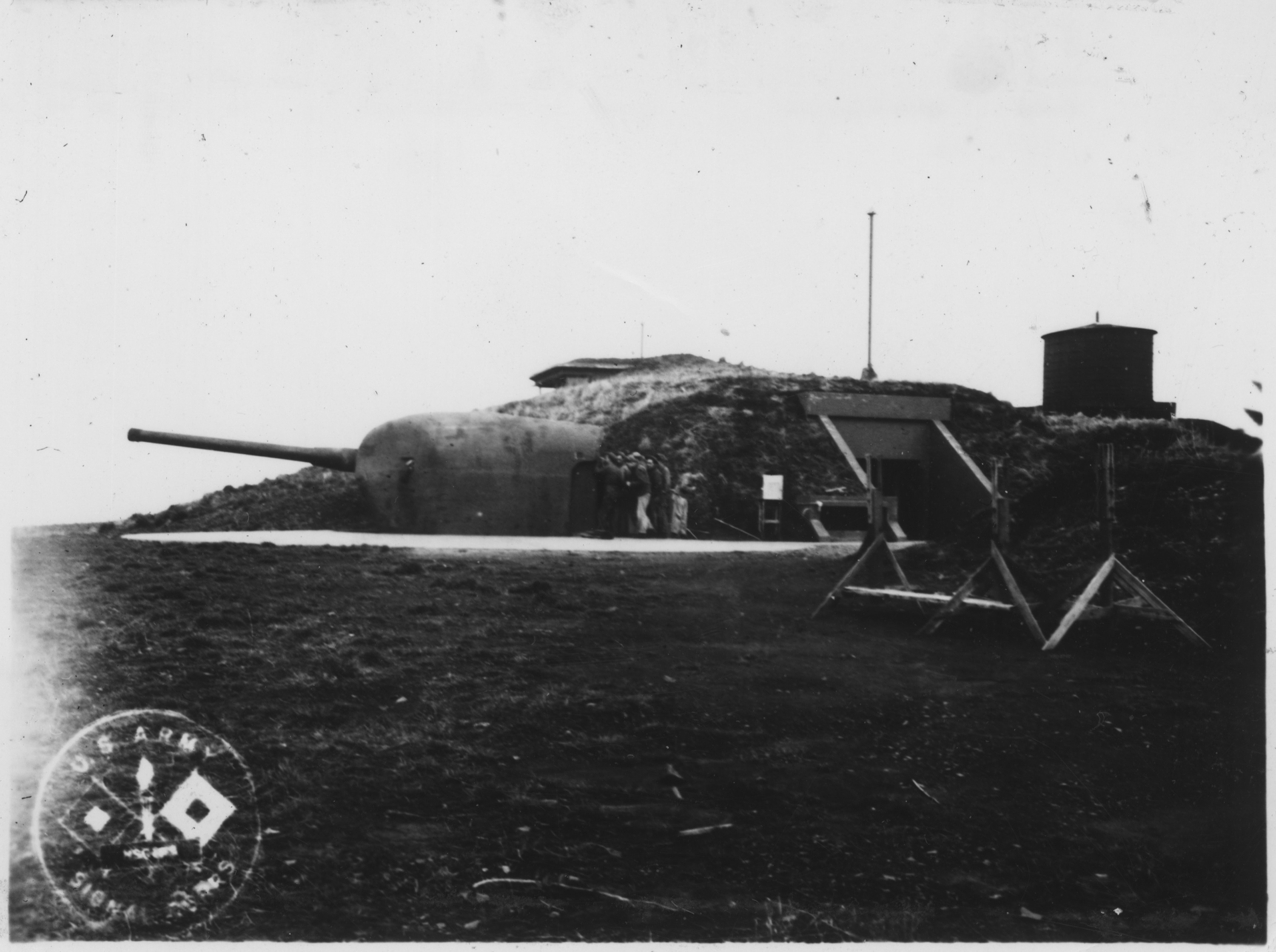World War II 6-inch coastal artillery battery at Fort Stevens, Oregon